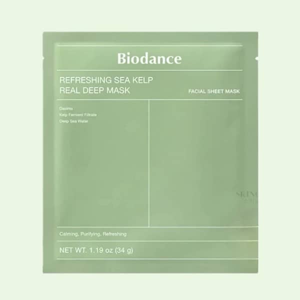 Mască intens hidratantă cu alge marine pentru revitalizare, BIODANCE, 34g - Imagine 1