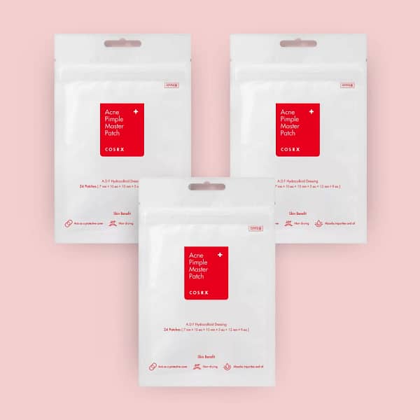 Set 3 pachete plasturi pentru acnee, Acne Pimple Master, COSRX, 72 buc - Imagine 1