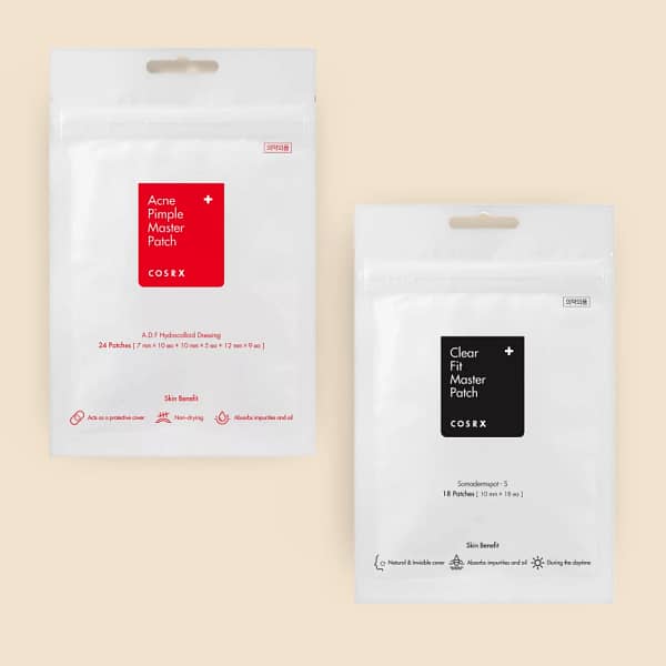 Set plasturi pentru acnee, Acne Pimple 24buc și Clear Fit Master Patch 18buc, COSRX - Imagine 1