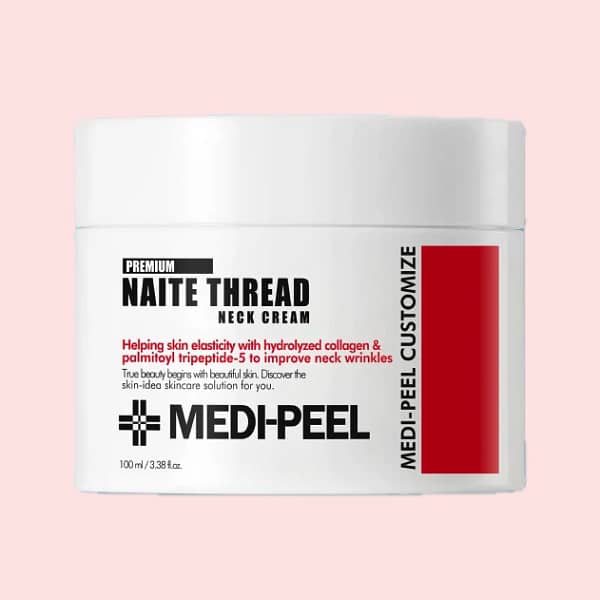 Cremă cu peptide pentru gât și decolteu, Collagen Naite Thread Neck Cream Premium 2.0, Medi-Peel, 100ml - Imagine 1