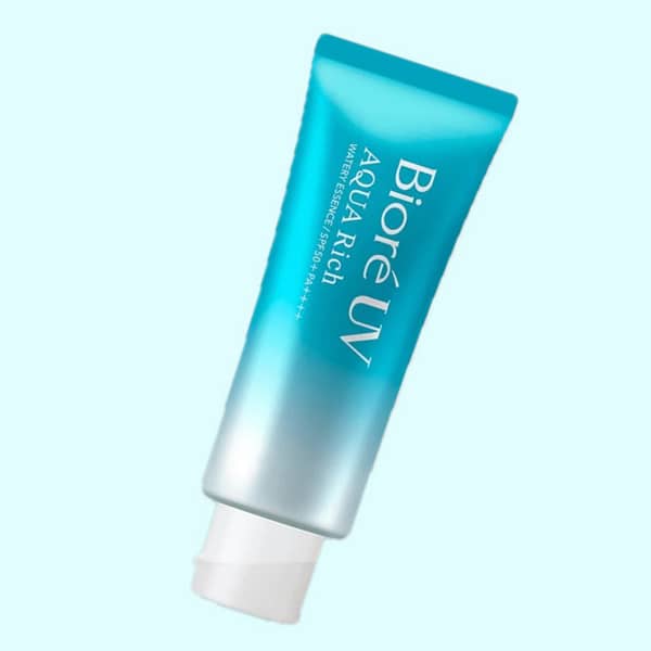 Protectie solara SPF 50+ PA++++, Biore UV Aqua Rich Watery Essence Sunscreen, Kao, 24g - Imagine 1