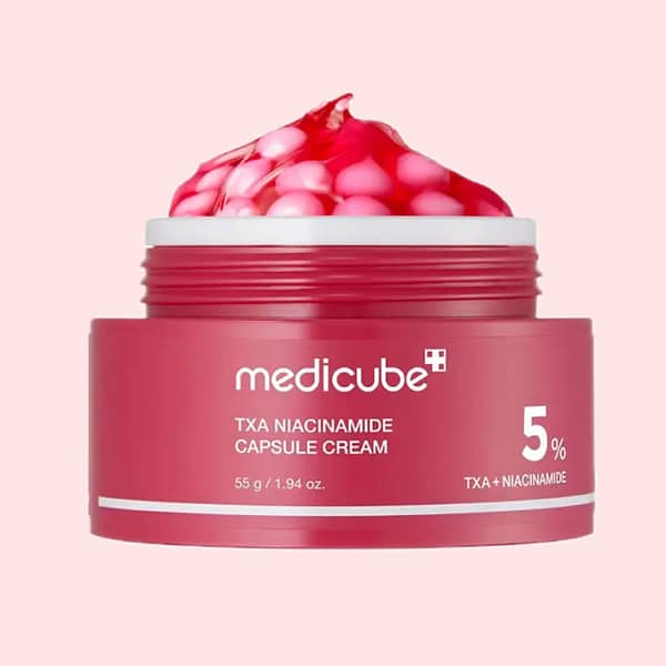 Crema de fata iluminatoare anti-pete, TXA Niacinamide Capsule, Medicube, 55g - Imagine 1