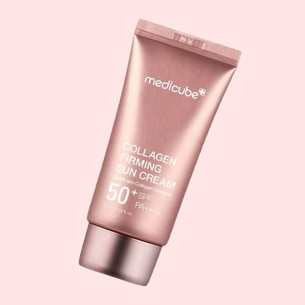Crema protectie solara, Collagen Firming Sun Cream 50+SPF PA++++, Medicube, 50ml - Imagine 1