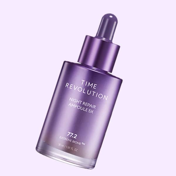 Ser reparator pentru ten, Time Revolution Night Repair Ampoule 5X, Missha, 50ml - Imagine 1