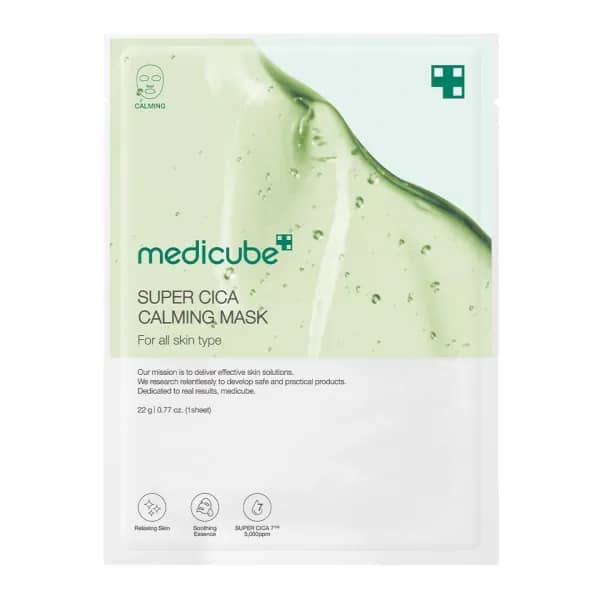 Masca de fata pentru hidratare piele sensibila, Super Cica, Medicube, 22g