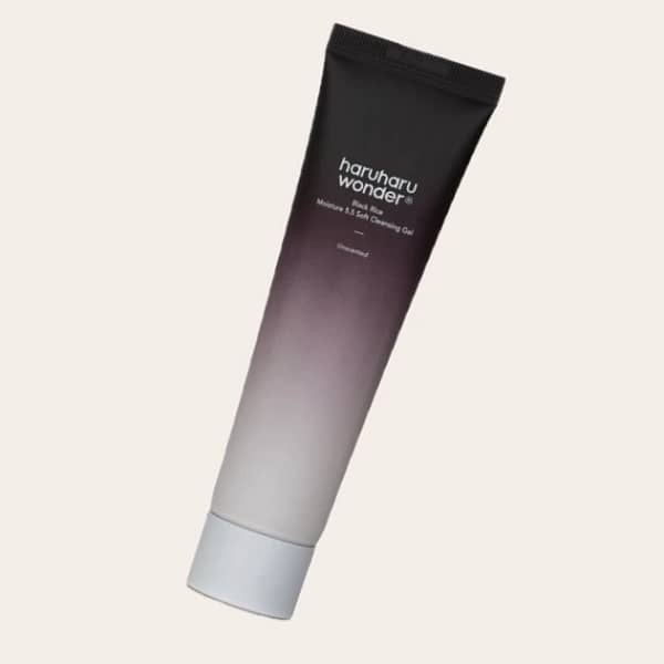Gel de curatare, Black Rice Moisture 5.5 Soft Cleansing Gel, HaruHaru Wonder, 100ml - Imagine 1