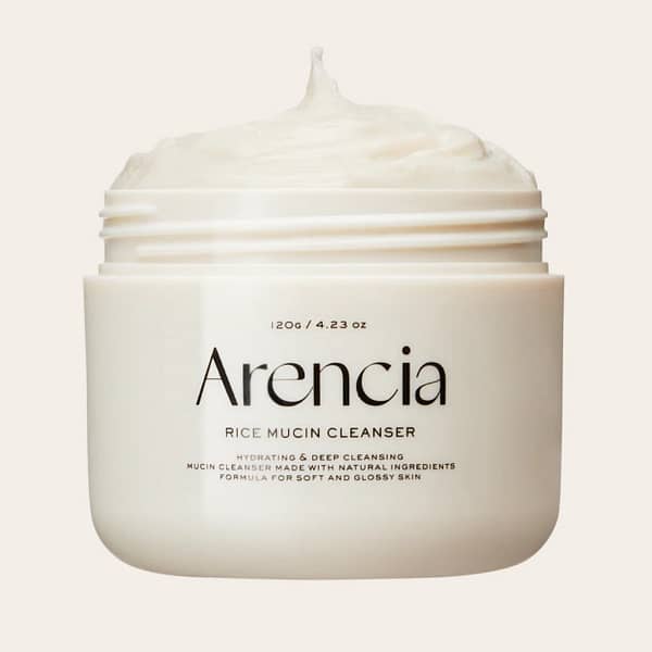 Spuma de curatare faciala cu mochi de orez si mucina melc, Rice Mucin Cleanser, Arencia, 120g - Imagine 1