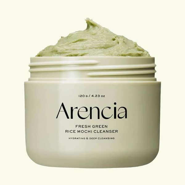 Spuma de curatare faciala cu mochi de orez, Fresh Green Rice Mochi Cleanser, Arencia, 120g - Imagine 1