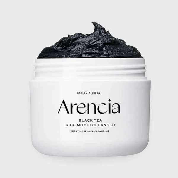 Spuma de curatare faciala cu mochi de orez, Black Tea Rice Mochi Cleanser, Arencia, 120g - Imagine 1