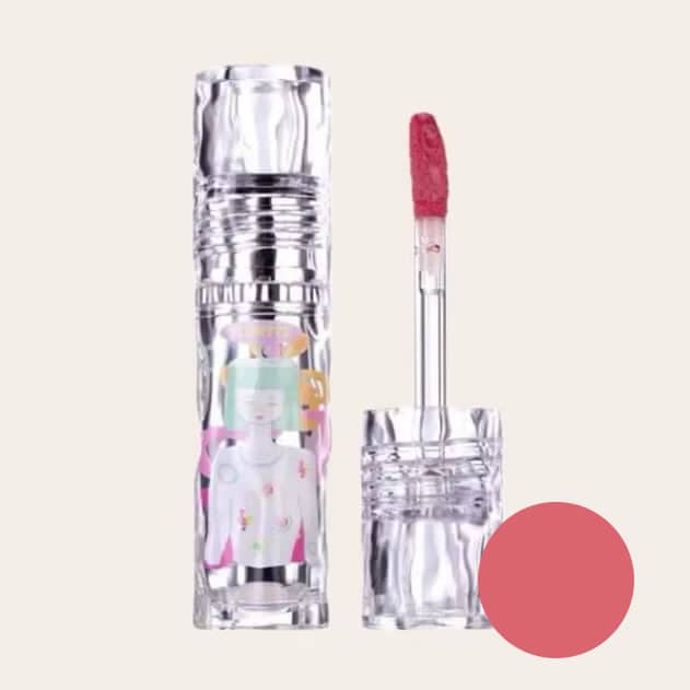 Luciu de buze Limited Edition, FLORTTE, Lip Gloss, 2.6g - #04 Gray Pink