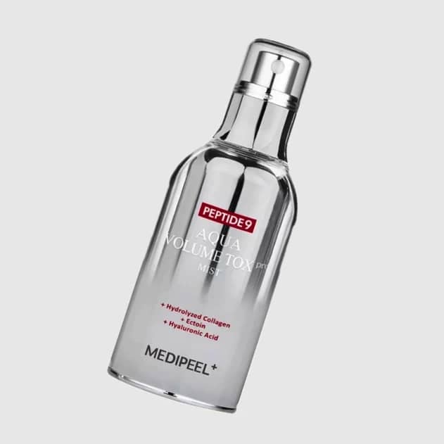 Spray de fata hidratant cu 9 peptide Aqua Volume Tox Pro, Medi-Peel, 50 ml