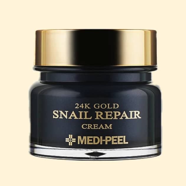 Crema reparatoare cu mucina de melc si aur, 24k Gold Snail Repair Cream, Medi-Peel, 50ml