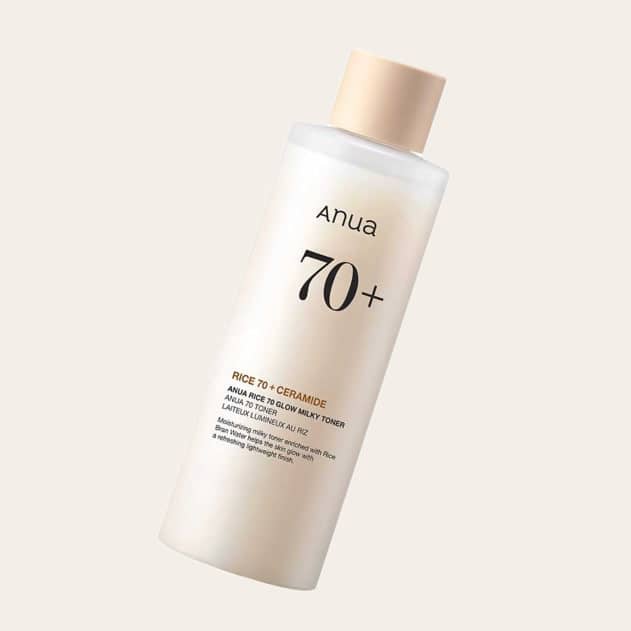 Toner facial, Rice 70 Glow Milky Toner Mini, Anua, 40ml