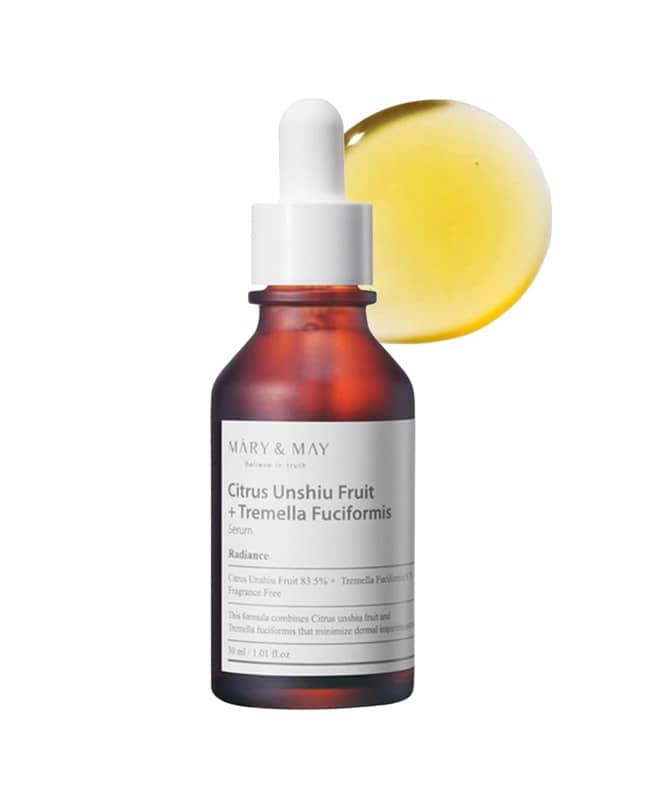 Serum cu citrus Unshiu și Tremella Fuciformis, Mary & May, 30ml