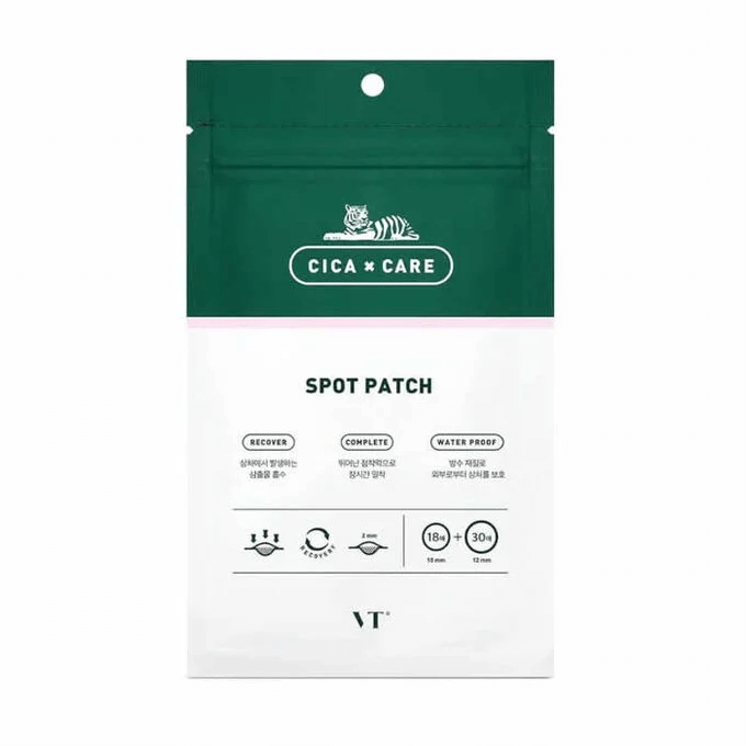 Patchuri pentru acnee și pete, VT Cosmetics, Cica Spot Patch, 1 pachet