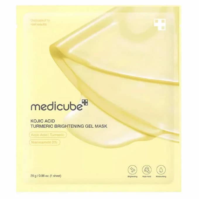 Masca de fata, Kojic Acid Turmeric Brightening Gel, Medicube, 28g