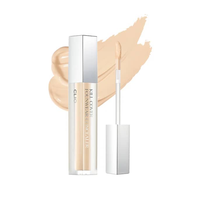 Corector cu acoperire completă, CLIO, Kill Cover Founwear Concealer, 6g - Linen