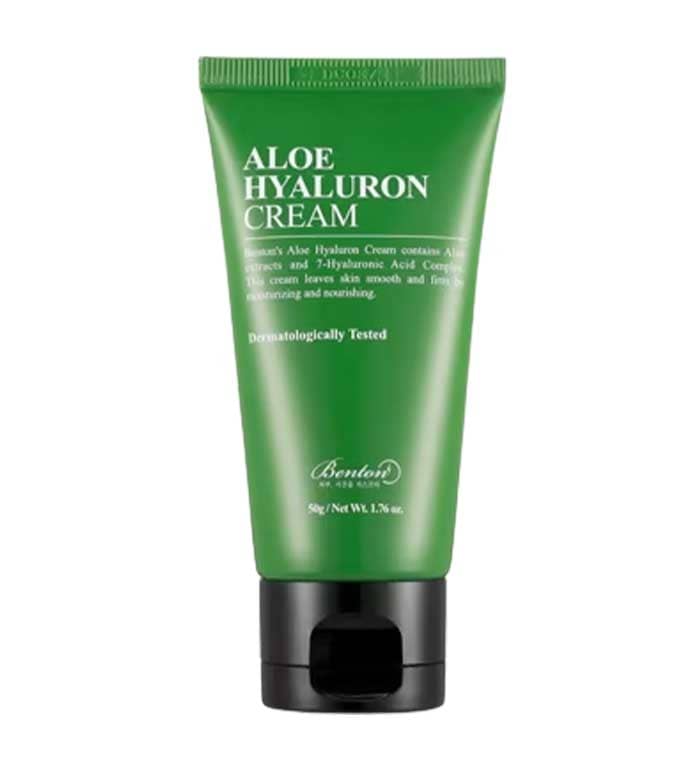 Cremă hidratantă cu aloe și acid hialuronic, Benton, Aloe Hyaluron Cream, 50g