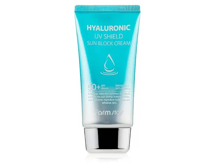 Crema solară cu acid hialuronic, UV Shield, farmstay, 70g