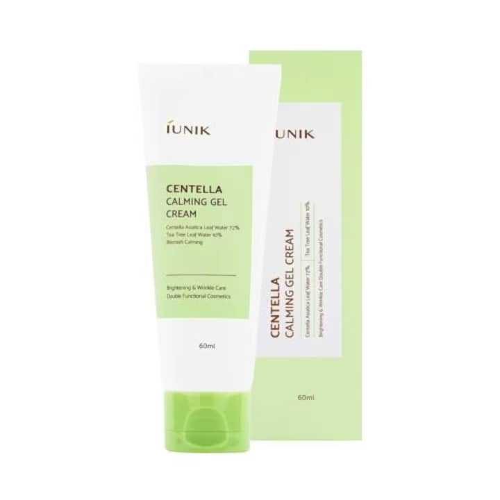 Cremă tip gel calmant cu centella pentru față, iUNIK, 60ml