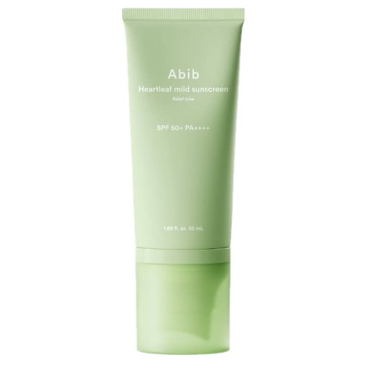 Protectie solara, Heartleaf Mild Sunscreen Relief Tube, Abib, 50ml