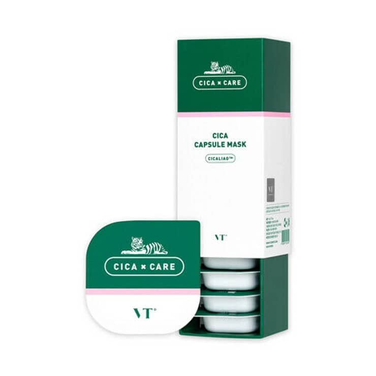 Set de măști cu Cica, VT Cosmetics, Cica Capsule Mask, 1 set