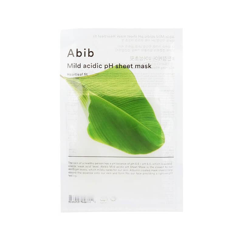 Masca de față calmantă Heartleaf Fit, ABIB, 30ml