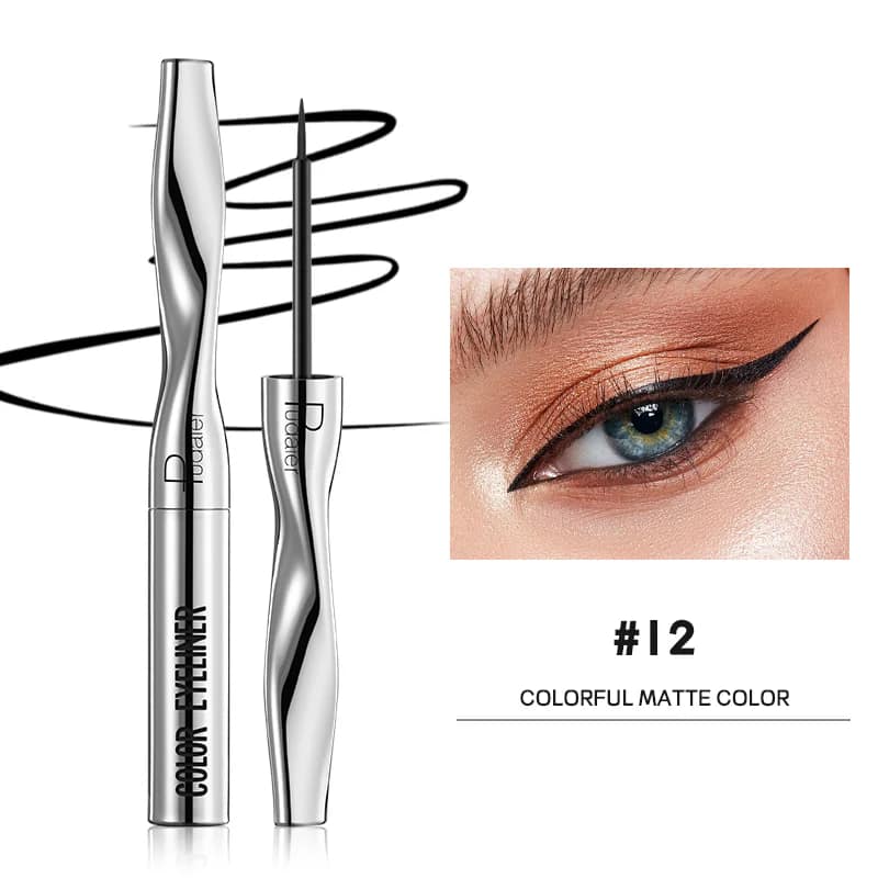 Eyeliner mat, Pudaier, Matte Color Eyeliner, 1.5g - 12#
