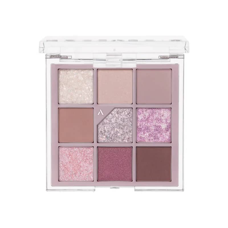 Paletă fard de ochi Glitterpedia, Unleashia, N°4 All of Lavender Fog, 7.5g