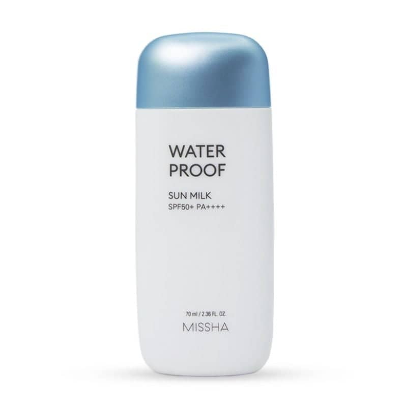Crema solară All Around Safe Block Waterproof Sun Milk SPF50+ PA++++, MISSHA, 70ml