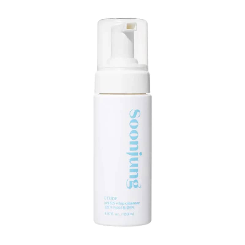 Spuma pentru curatare ten, Soon Jung pH 6.5 Whip Facial Cleanser Foam, Etude, 150ml