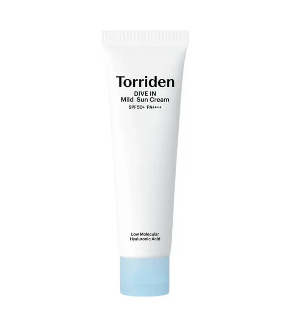 Crema minerala protectie soalara, 10 tipuri acid hialuronic, Torriden, SPF 50+ PA++++, 60ml
