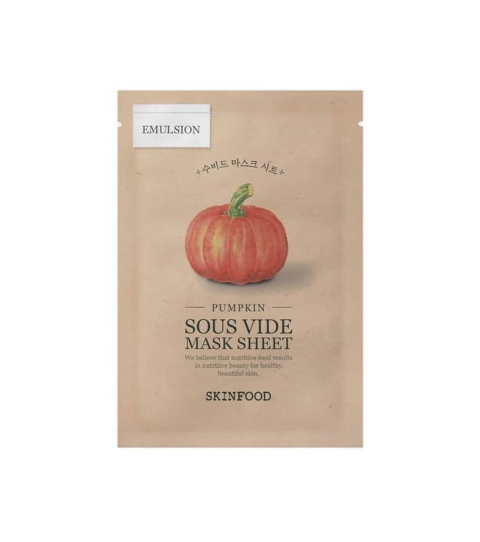 Masca de față Sous Vide cu extract de dovleac, SKINFOOD, 23g