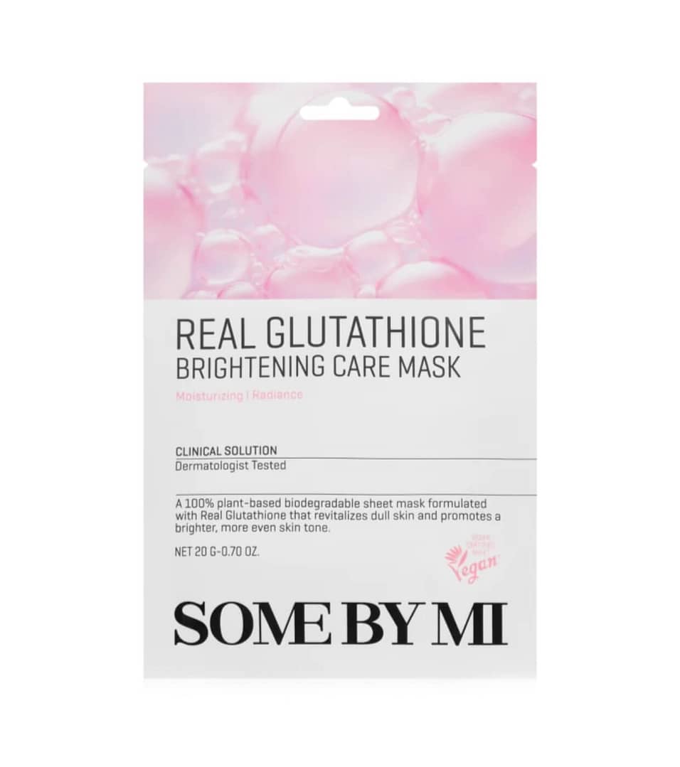 Mască de față pentru iluminare, Some By Mi, Real Care Mask Glutathione Brightening