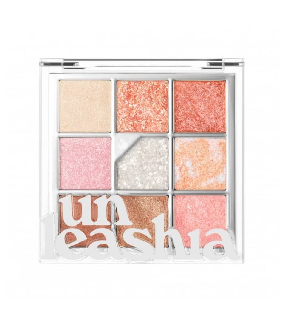 Paletă fard de ochi Glitterpedia, Unleashia, N°1 All of Glitter, 6.6g