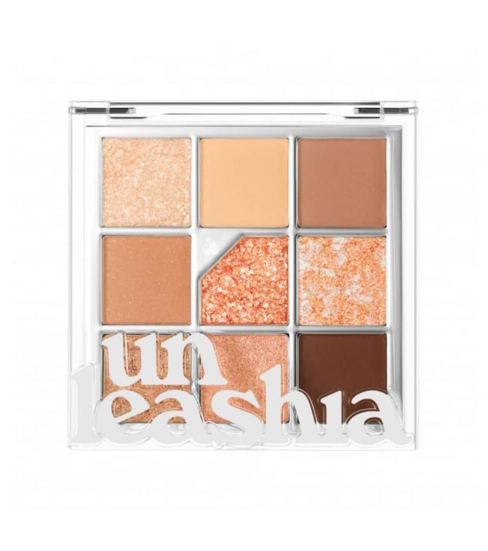 Paletă fard de ochi Glitterpedia, Unleashia, N°2 All of Brown, 6.6g